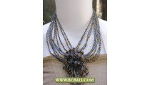 Multi Beads Necklace Chockers